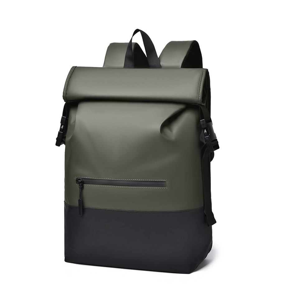Roll-top Waterproof Casual Backpack